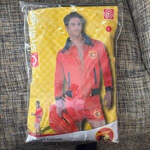 Smiffys Red Lifeguard Costume for Men